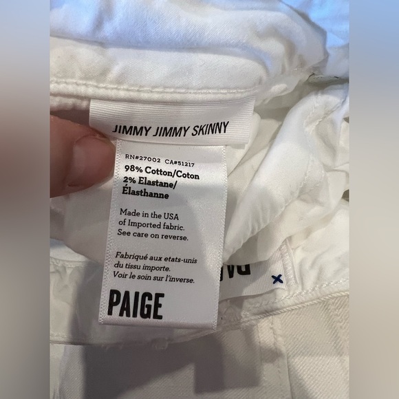 Paige Patchwork Jimmy Jimmy Skinny Jean - Picture 3 of 5